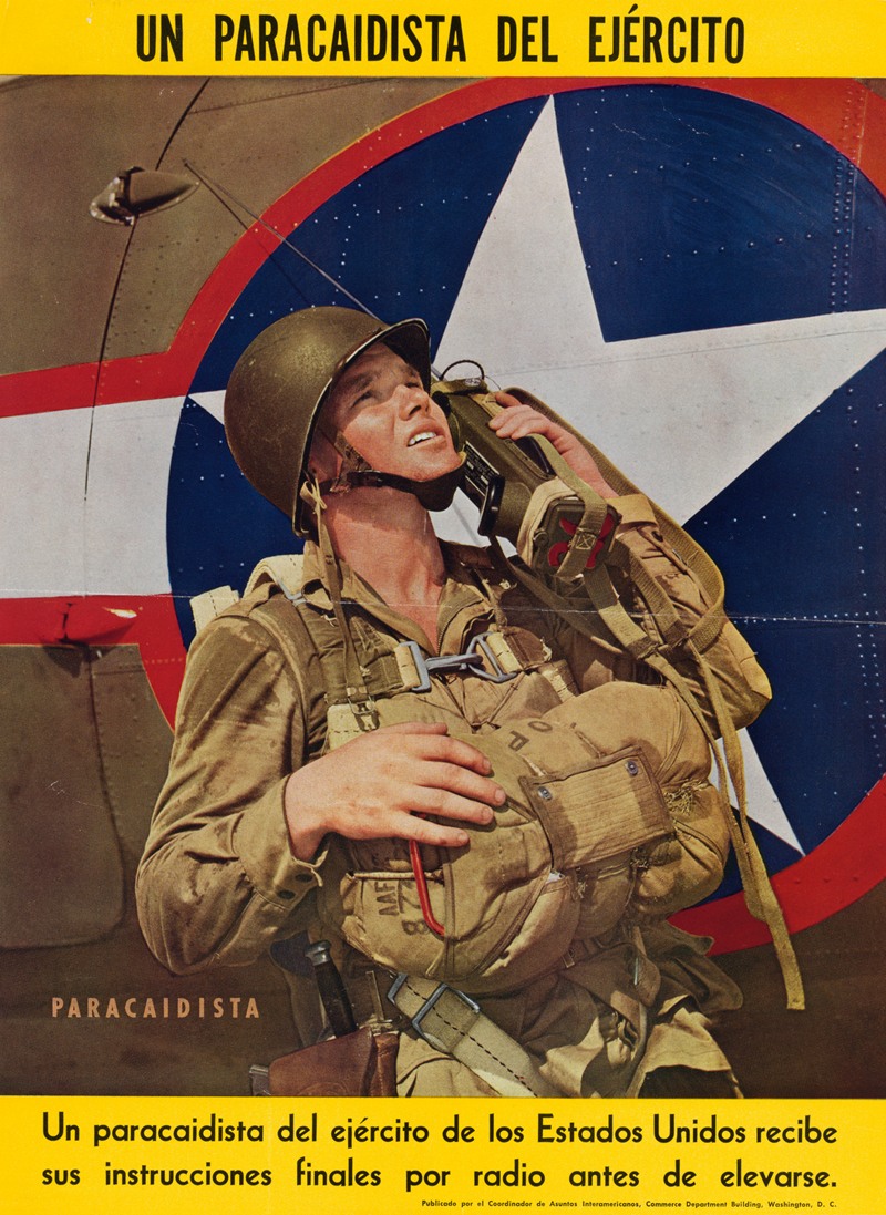 Un Paracaidista del Ejército by Anonymous — digital art print download