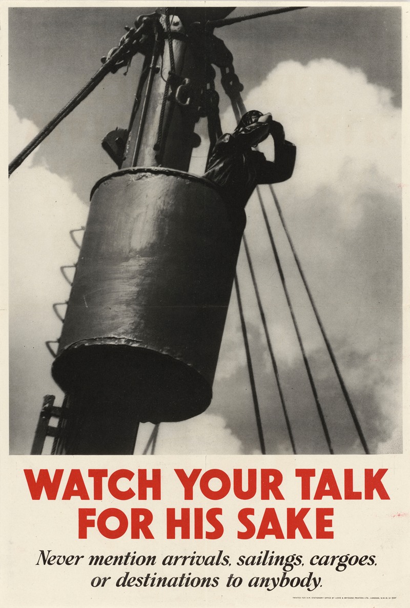 Watch Your Talk for His Sake by Аноним — digital art print download