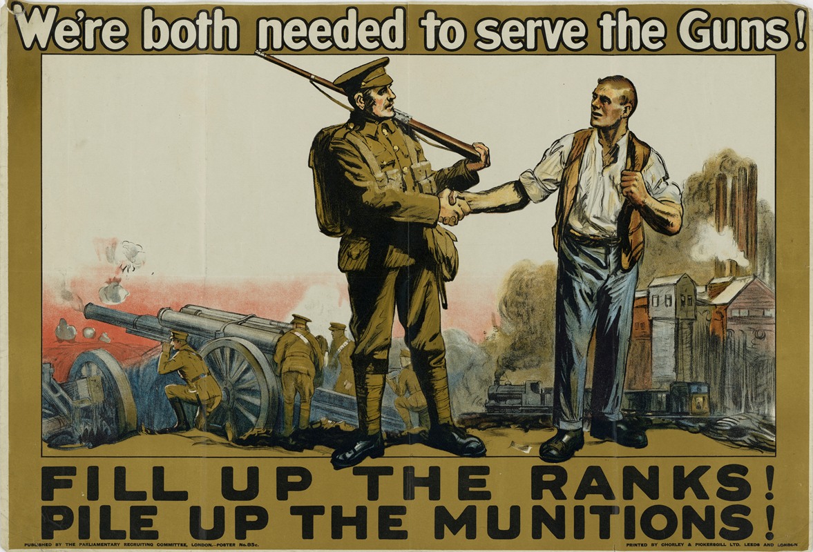 We're Both Needed to Serve the Guns! by Аноним — digital art print download