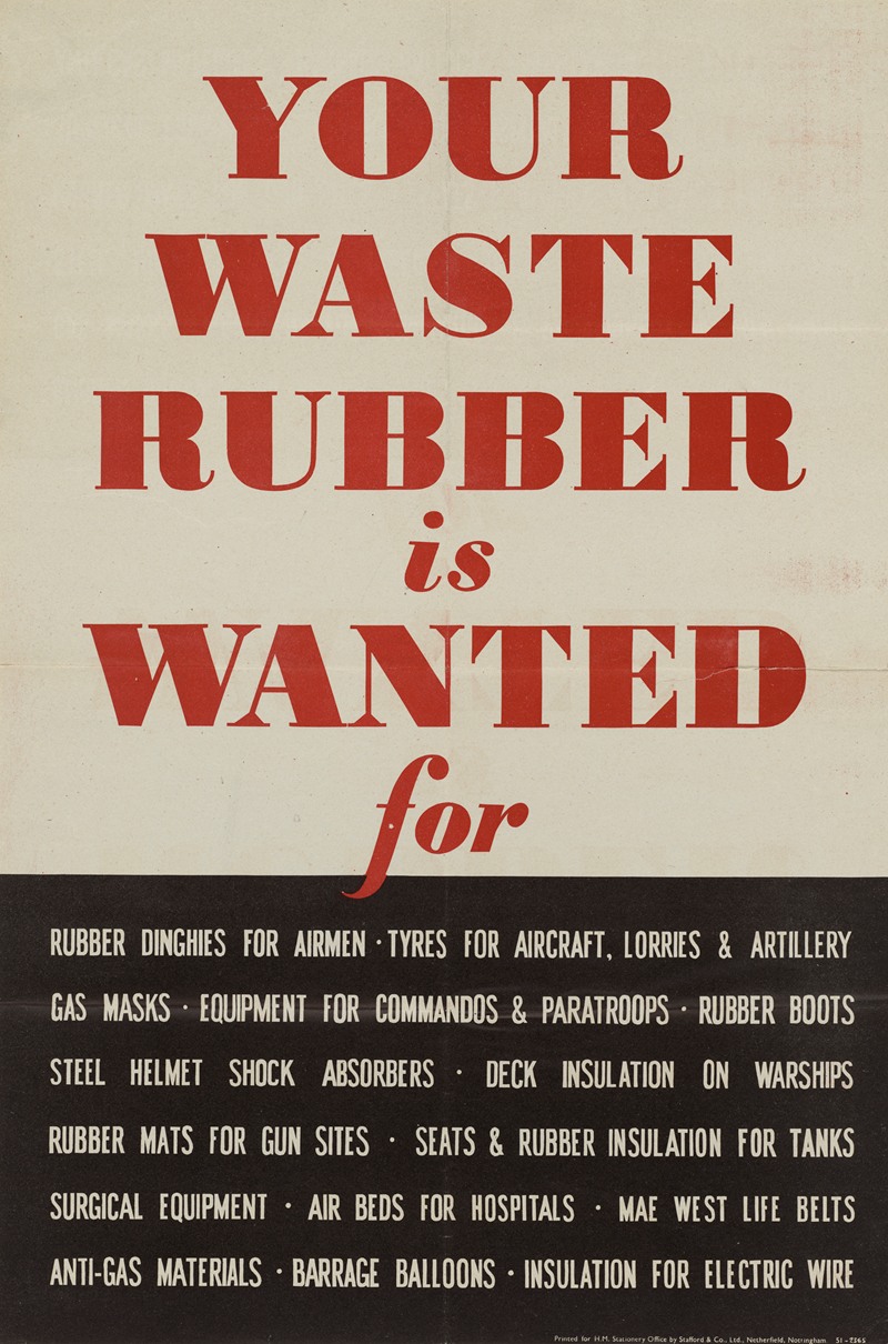 Your Waste Rubber is Wanted for… by Аноним — digital art print download