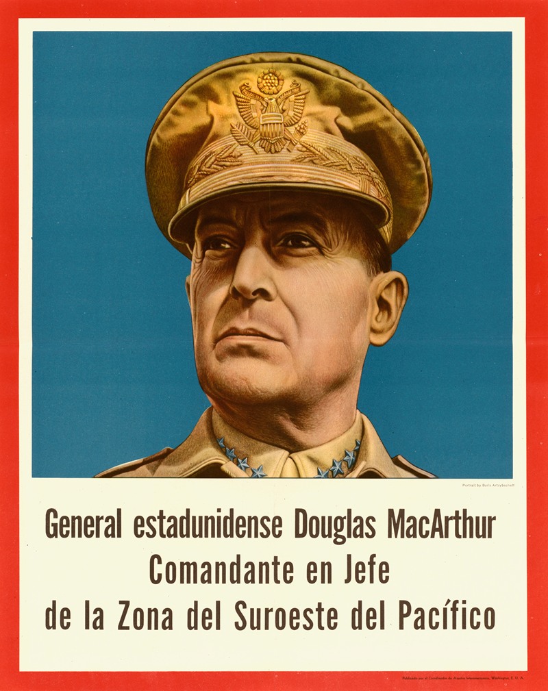 General Estadunidense Douglas MacArthur by Boris Artzybasheff — digital art print download