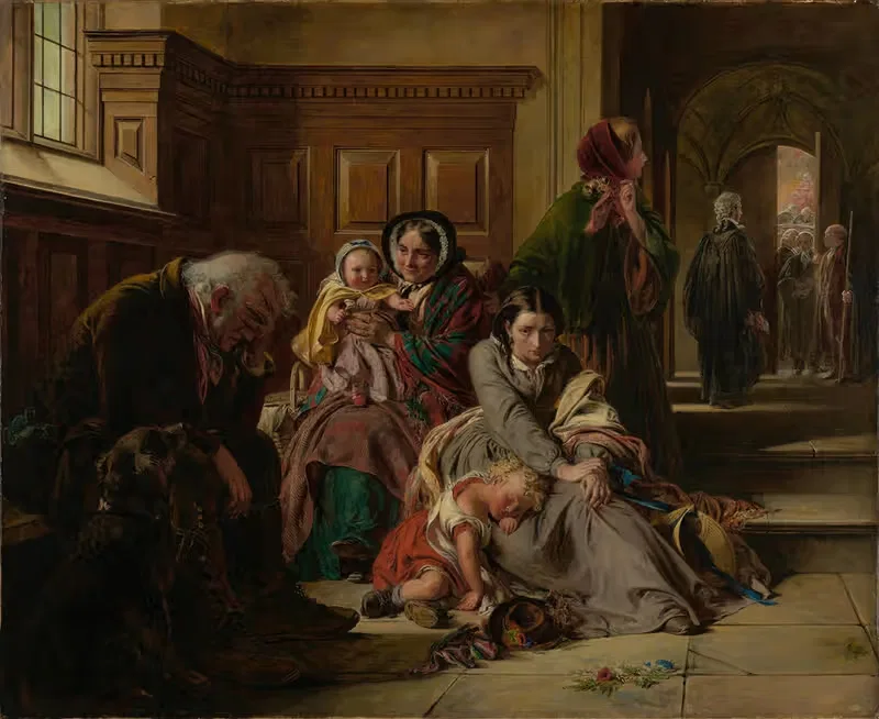 Ожидание приговора by Авраам Соломон, 1859 — digital art print download