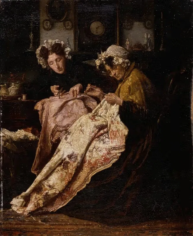 Швея by Александр Хуго Баккер Корфф, 1880 — digital art print download