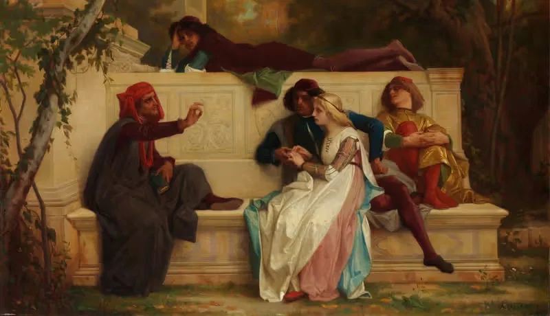 Florentine Poet by Alexandre Cabanel, 1861 — digital art print download