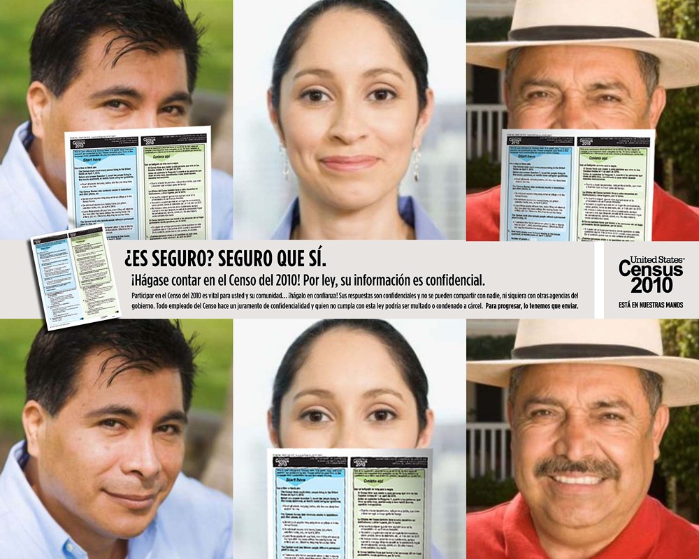Spanish Confidentiality Poster by Bureau of the Census, 2010 — digital art print download