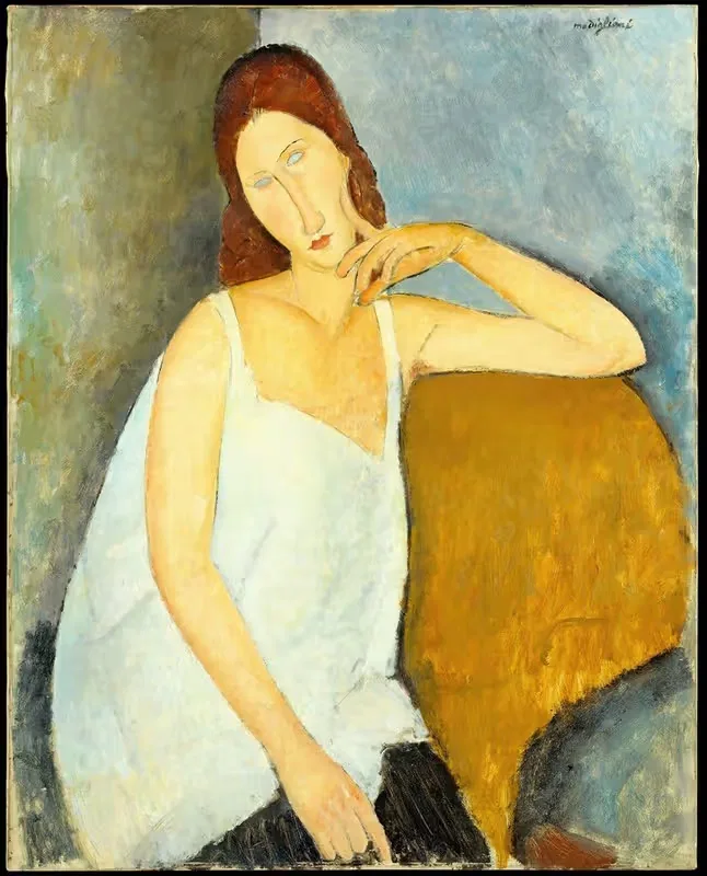 Жанна Эбютерн by Амедео Модильяни, 1919 — digital art print download