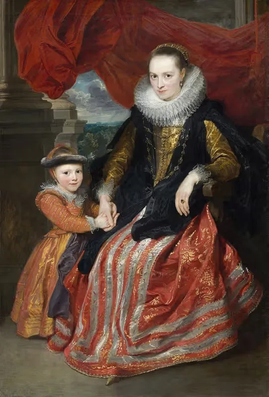 Susanna Fourment and Her Daughter — Anthony van Dyck