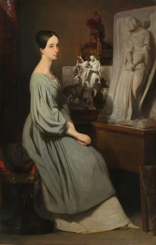 Princess Marie d'Orléans in Her Studio — Ary Scheffer