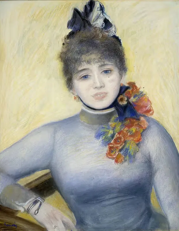 Каролина Реми by Пьер-Огюст Ренуар, c. 1885 — digital art print download