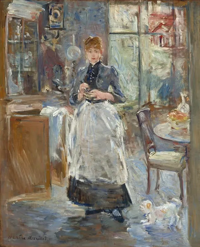 In the Dining Room by Berthe Morisot, 1886 — digital art print download