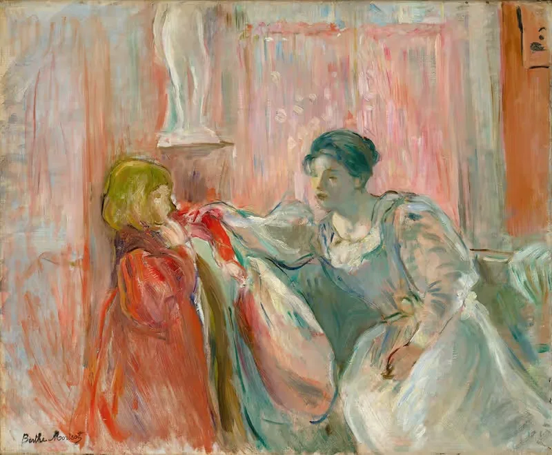 Young Woman and Child — Berthe Morisot