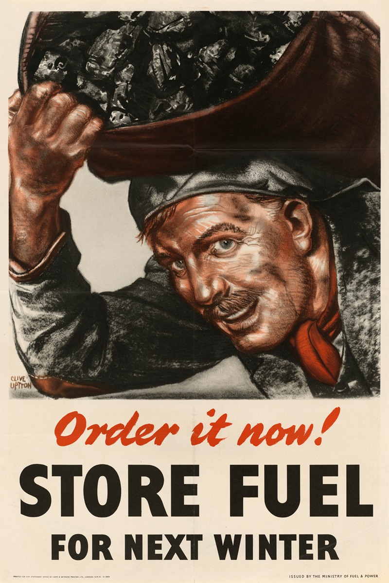 Order it Now! Store Fuel for Next Winter by Clive Uptton — digital art print download
