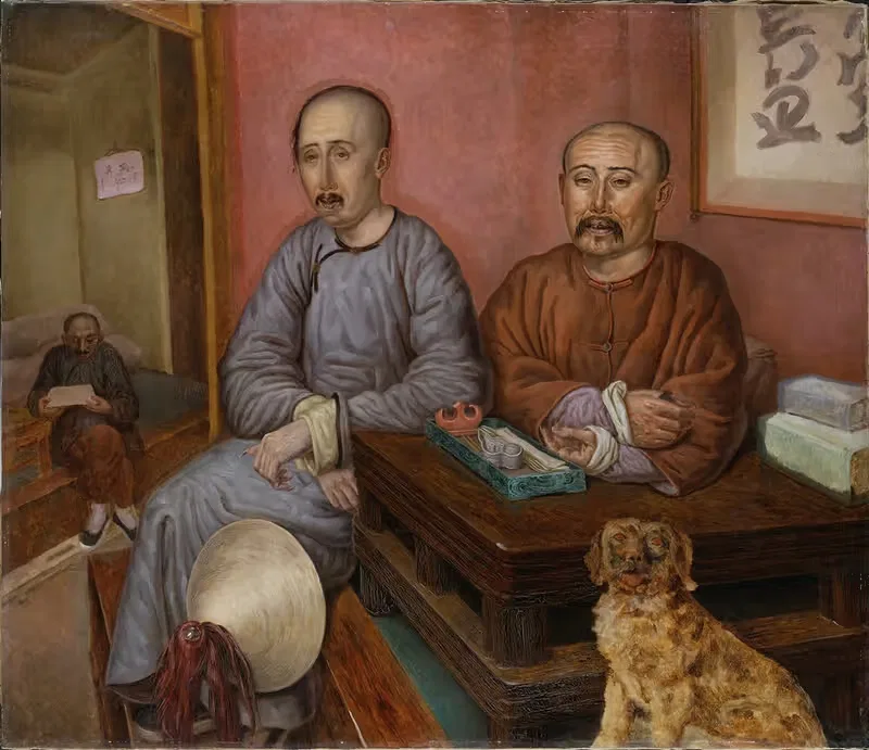 Китайские купцы by Карл Петер Мазер — digital art print download