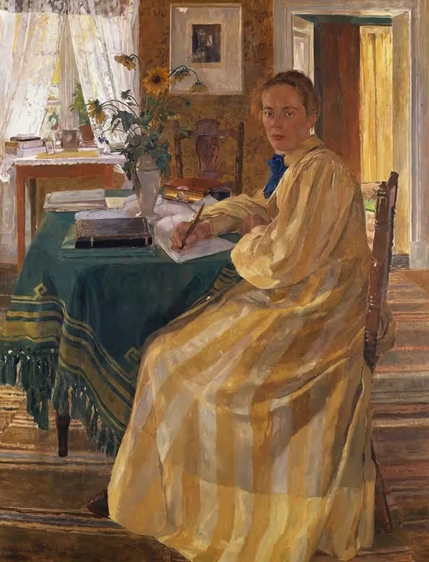 Сестра художника by Карл Вильгельмсон, 1899 — digital art print download