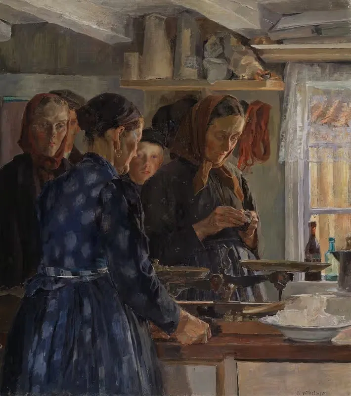 Деревенский магазин by Карл Вильгельмсон, 1896 — digital art print download