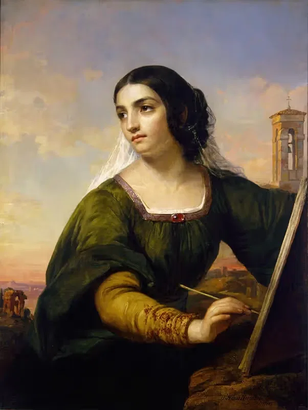 Италия by Даниэль Хантингтон, 1843 — digital art print download
