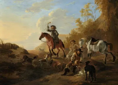 Охотники отдыхают by Дирк Стоп — digital art print download
