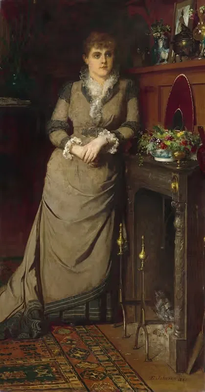 Харриет Хаббард Айер by Истмен Джонсон, 1881 — digital art print download