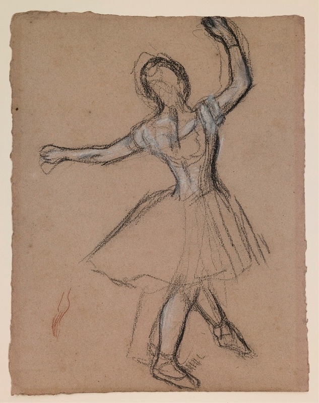 Dancer on Stage and in Motion by Эдгар Дега — digital art print download
