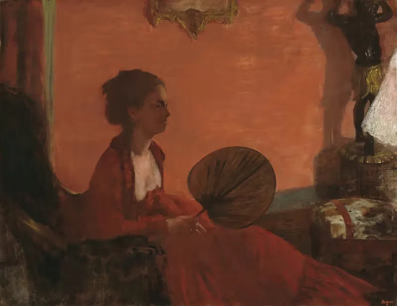 Madame Camus by Edgar Degas, 1869-1870 — digital art print download