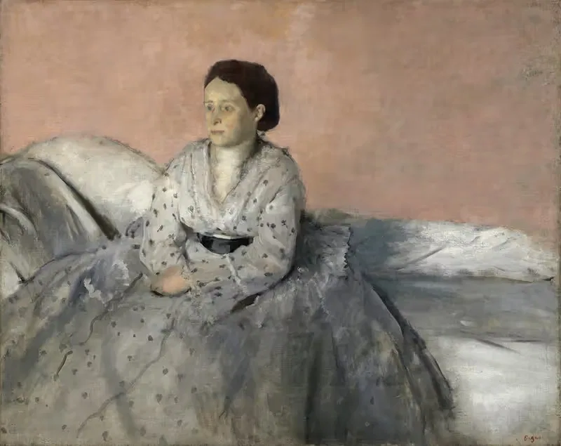 Мадам Рене де Гас by Эдгар Дега, 1872-1873 — digital art print download