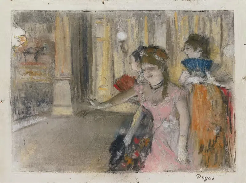 Певцы на сцене by Эдгар Дега, 1877–1879 — digital art print download