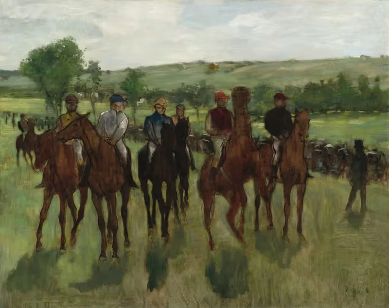 Всадники by Эдгар Дега, c. 1885 — digital art print download