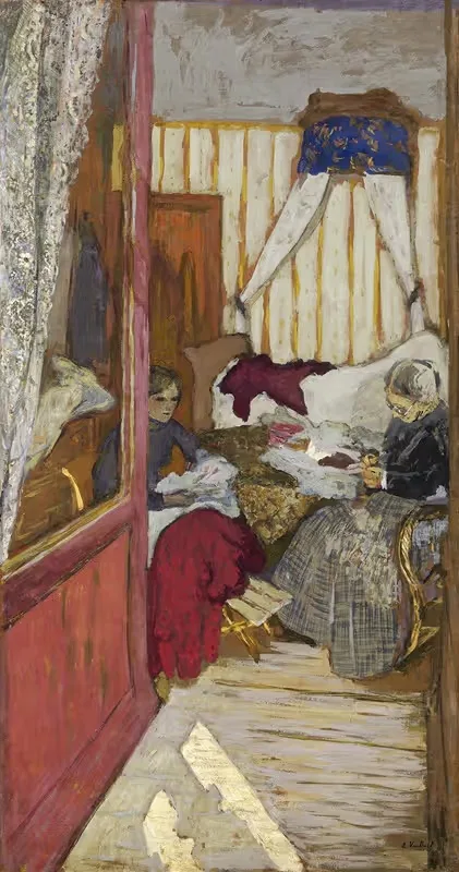 Женщины, шьющие by Эдвард Вюйяр, c. 1912 — digital art print download