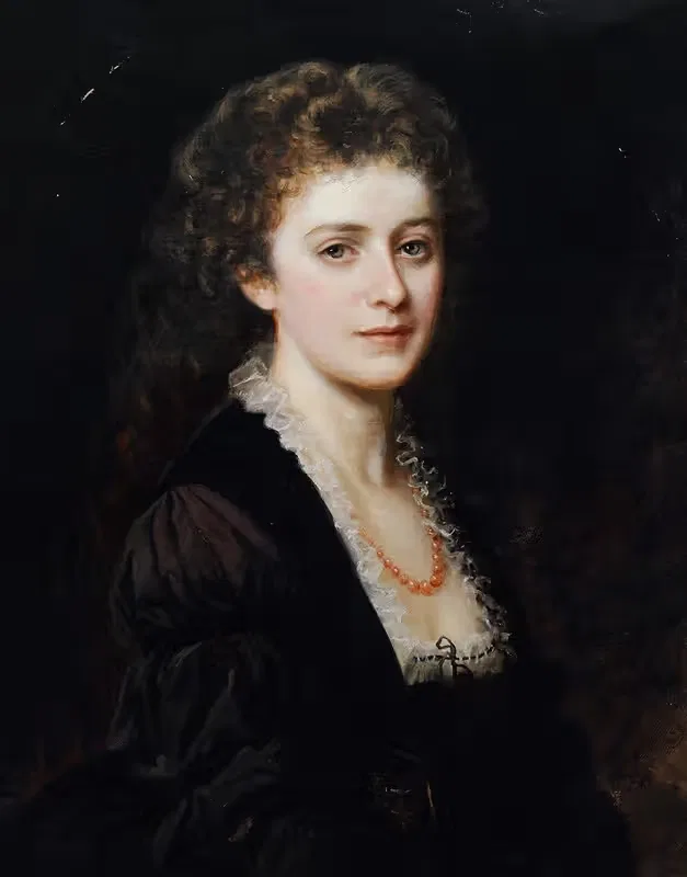 Portrait of a lady — Eduard Ritter von Engerth