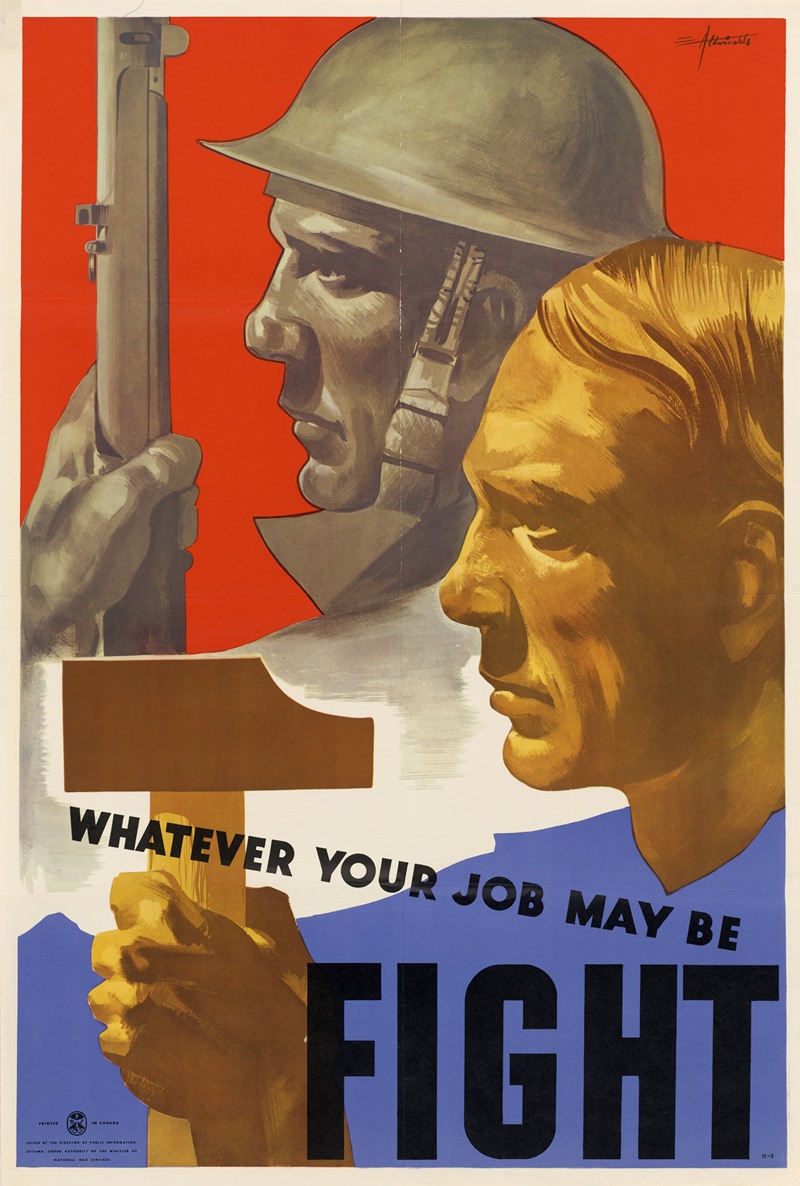 Whatever Your Job May Be Fight by Eric Aldwinckle — digital art print download