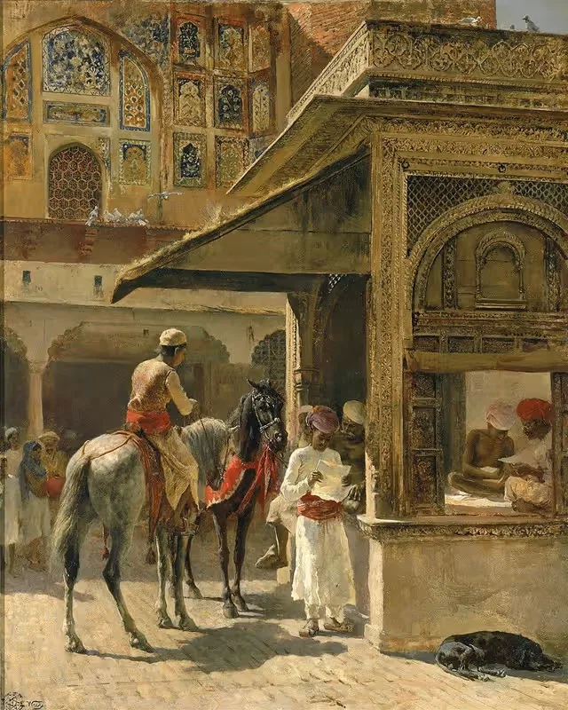 Hindu Merchants by Edwin Lord Weeks — digital art print download