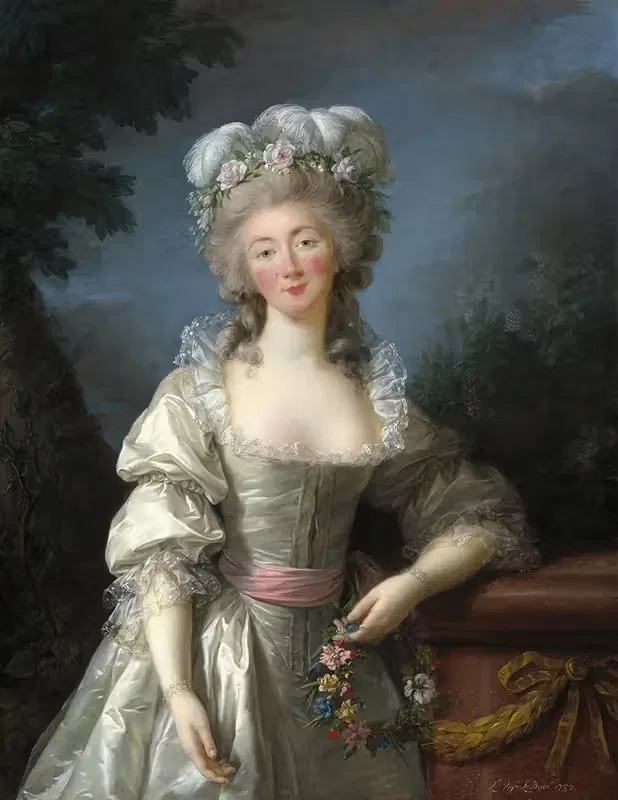 Мадам дю Барри by Элизабет Луиза Виге Лебрен, 1782 — digital art print download
