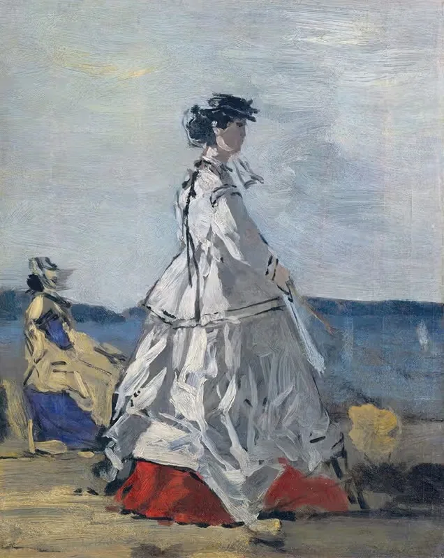 Princess Pauline Metternich on the Beach — Eugène Boudin