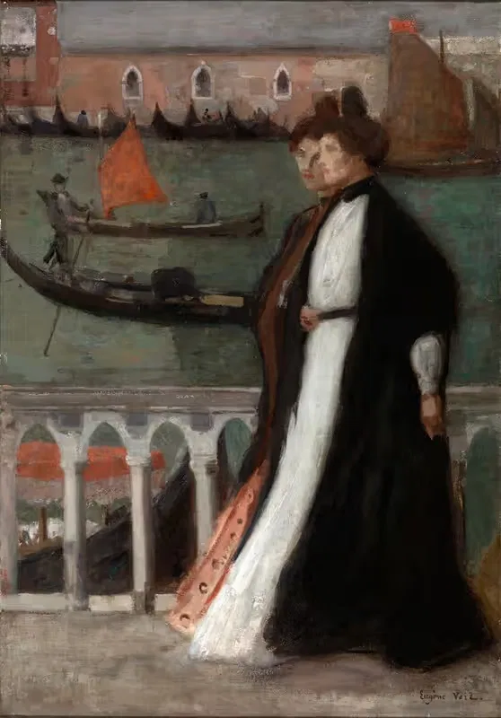 Along the Riva by Eugène Vail — digital art print download