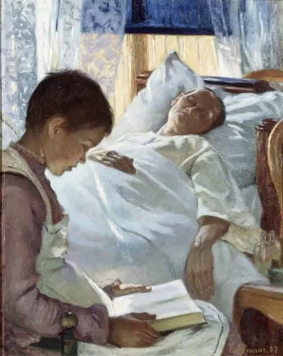 Отражение в синем by Ева Боннье — digital art print download