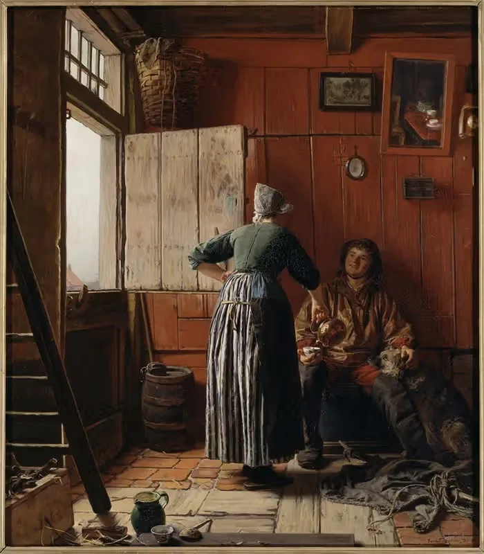 Возвращение домой by Фердинанд Фагерлин, 1885 — digital art print download