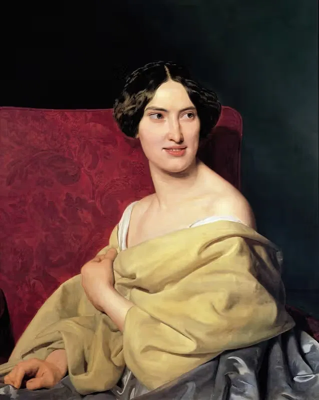 Anna Bayer, the artist's second wife — Ferdinand Georg Waldmüller