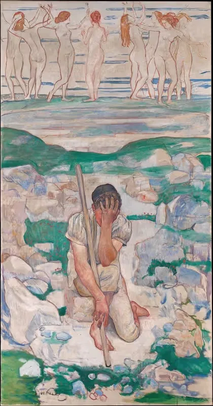 The Dream of the Shepherd — Ferdinand Hodler