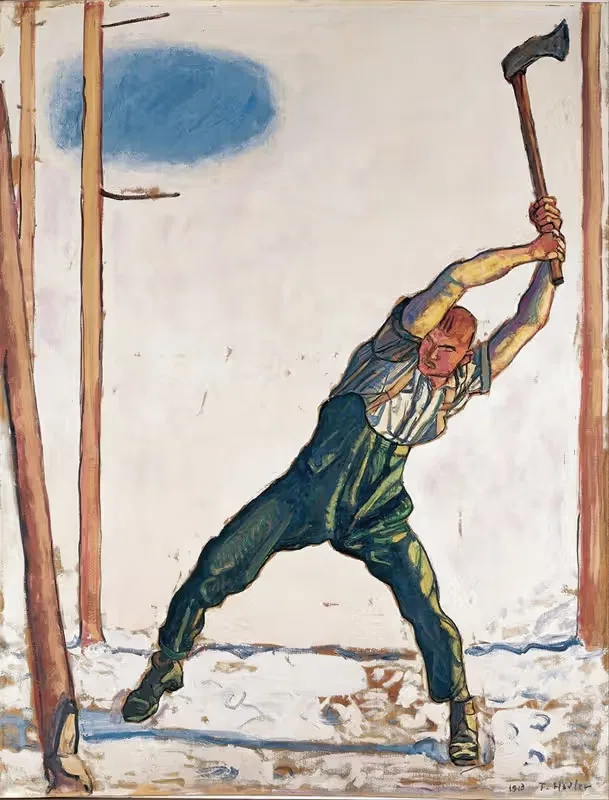 Woodcutter by Ferdinand Hodler, 1910 — digital art print download
