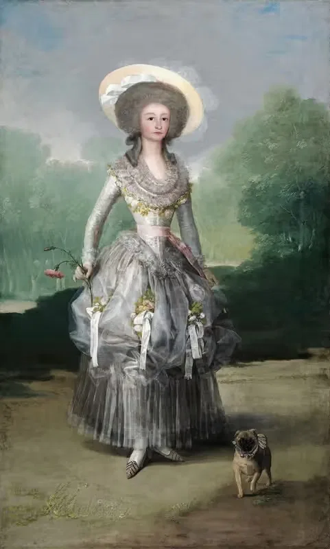 Маркиза де Понтехос by Франсиско де Гойя, c. 1786 — digital art print download