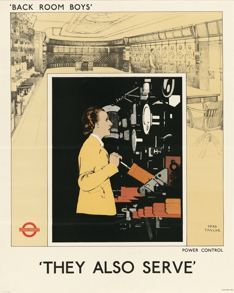 Back Room Boys' They Also Serve – Power Control by Fred Taylor — digital art print download