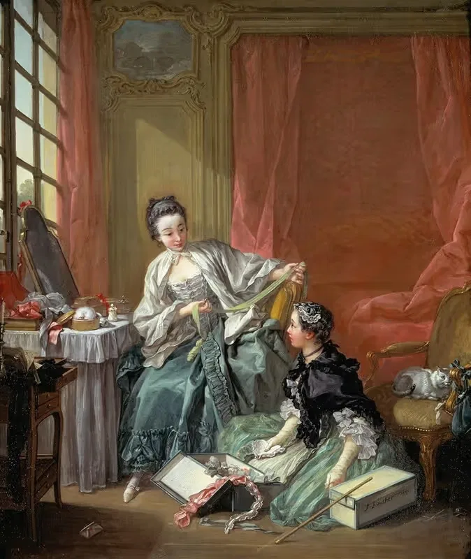 Модистка by Франсуа Буше, 1746 — digital art print download