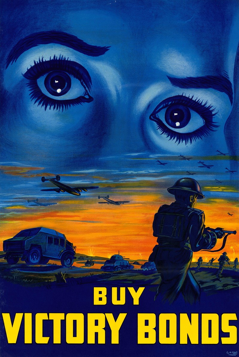 Buy Victory Bonds by G. K. Odell — digital art print download
