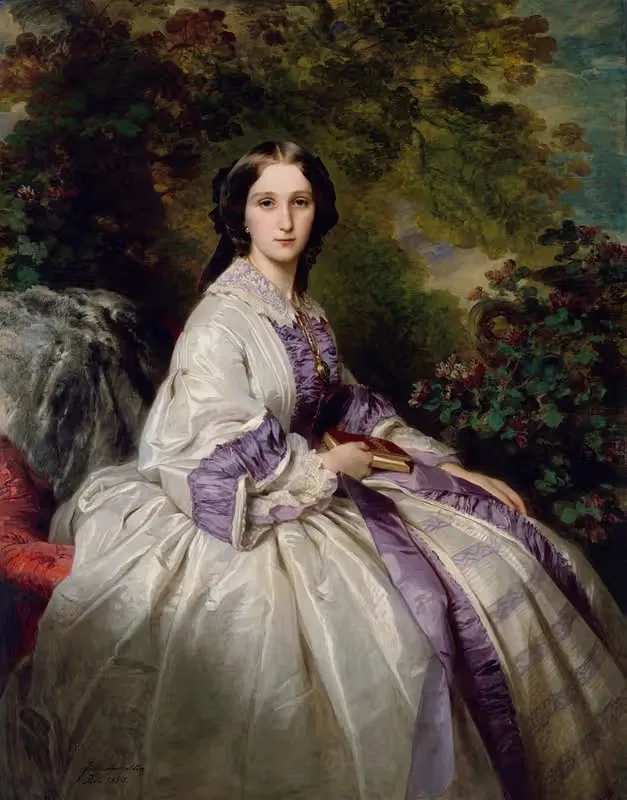 Графиня Александра Николаевна Ламсдорфф by Франц Ксавер Винтерхальтер, 1859 — digital art print download