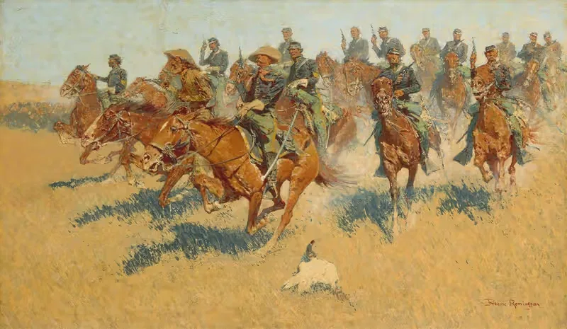 На южных равнинах by Фредерик Ремингтон, 1907 — digital art print download