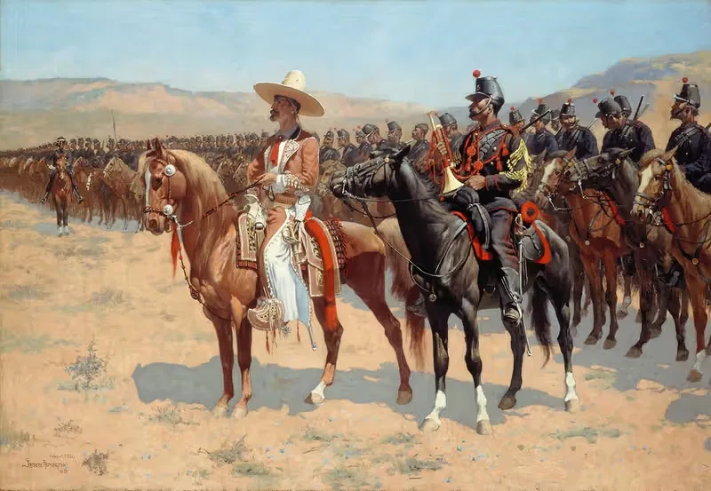 The Mexican Major by Frederic Remington, 1889 — digital art print download
