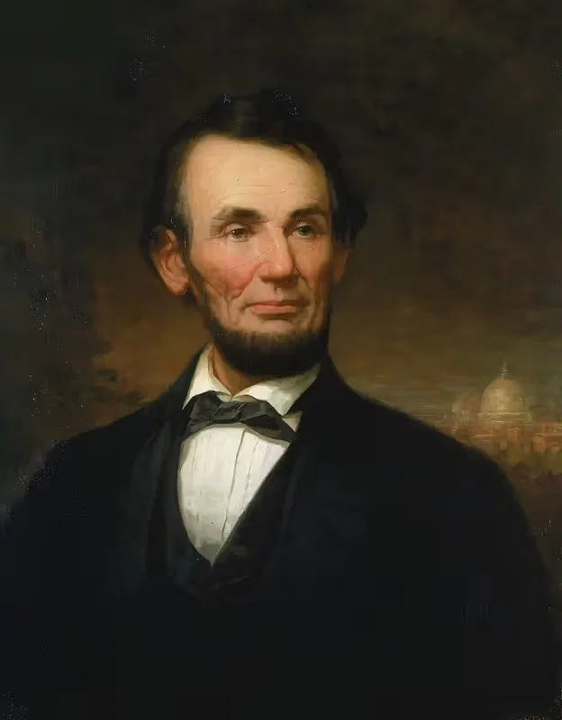 Abraham Lincoln by George H. Story, 1916 — digital art print download