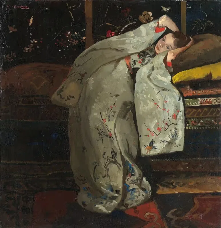 Girl in a White Kimono — George Hendrik Breitner
