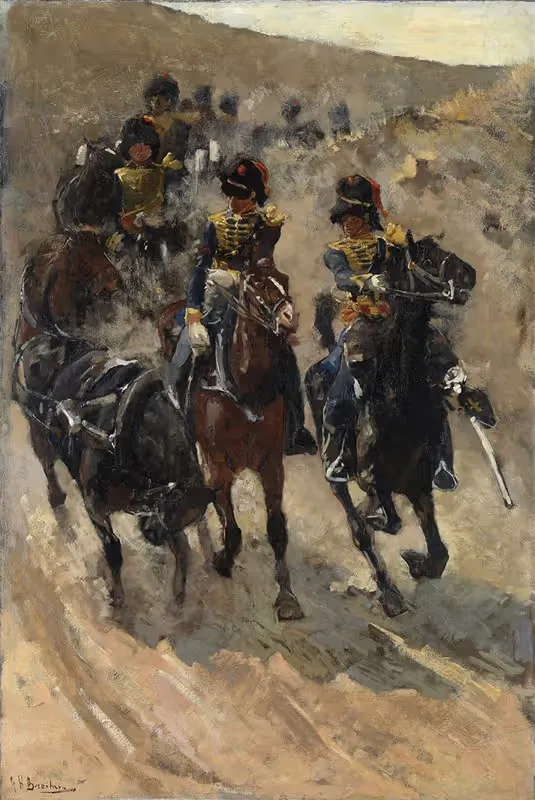 The Yellow Riders by George Hendrik Breitner, 1885 - 1886 — digital art print download