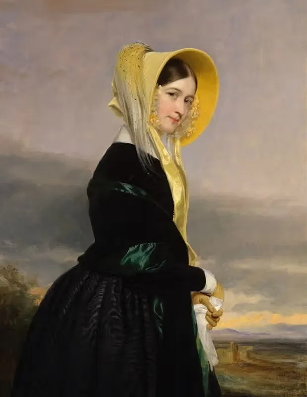 Эвфемия Уайт Ван Ренсселаер by Джордж Питер Александр Хили, 1842 — digital art print download